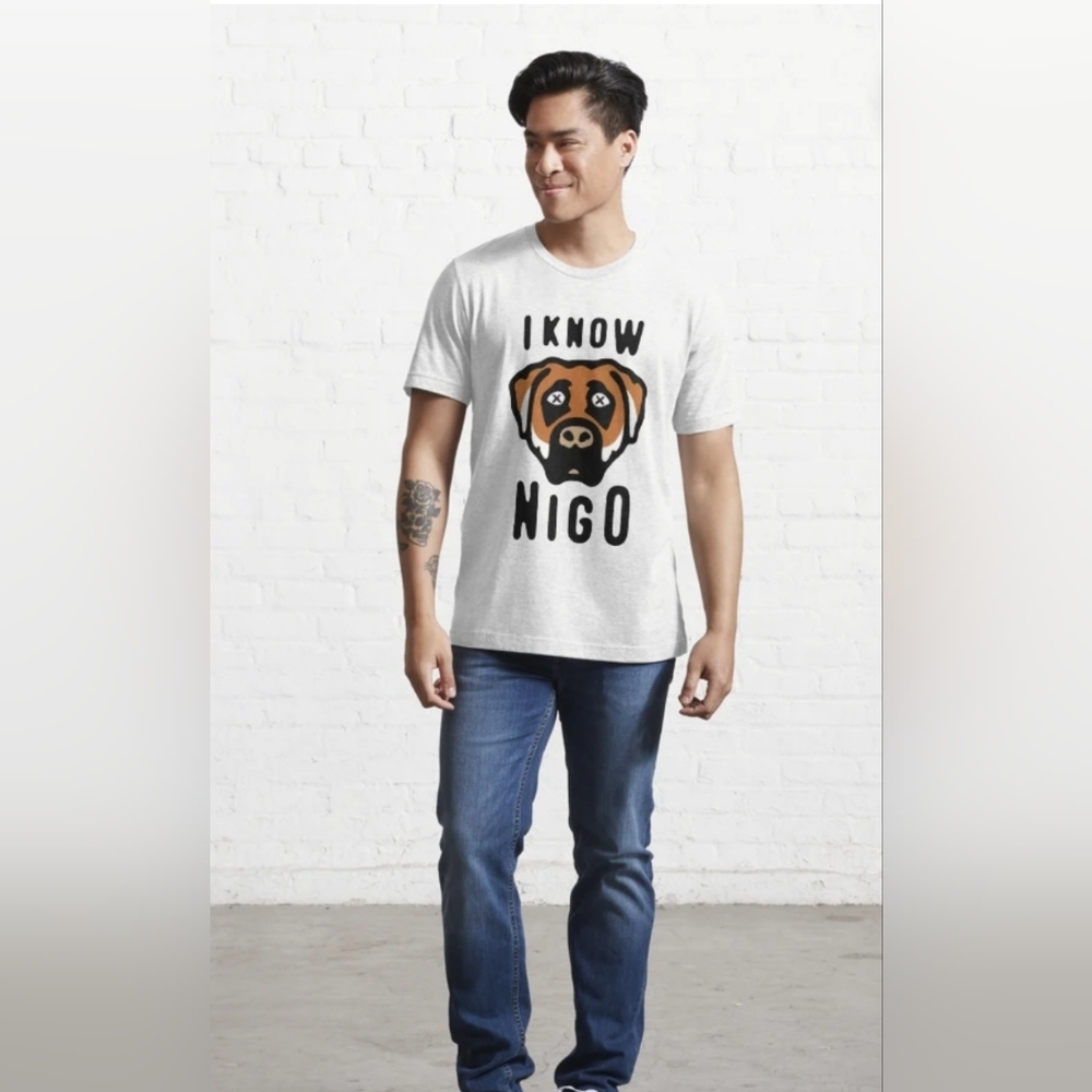 Nigo x Human Made x Victor Victor I Know Nigo Tee White L